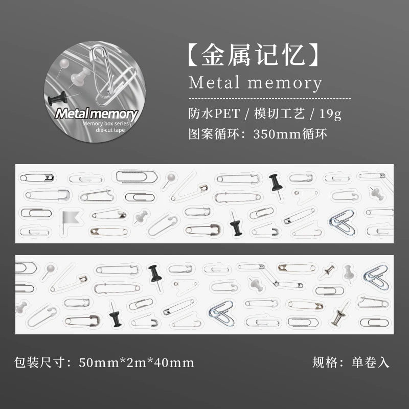 50mm*2m Kawaii Cartoon Journal Gadget Label Material PET Tape Creative DIY Collage Scrapbooking Masking Tapes School Stationery Qme D