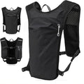 Cycling Running Hiking Backpack Breathable Bicycle Trail Marathon Qme black color