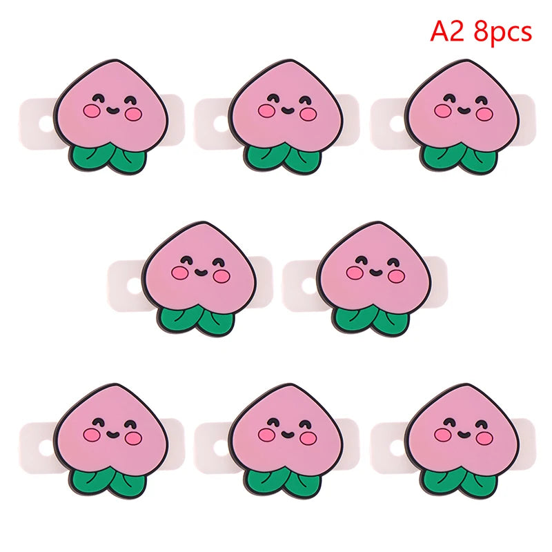 Lot Tennis Vibration Dampeners Accessories Cartoon Fruit Shape Racket Qme A2