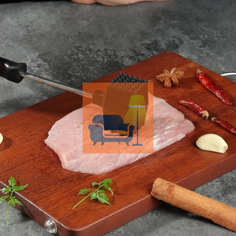1Pcs Double-Side Beef Steak Pork Meat Hammer Beater Mallet Beef Chicken Kitchen Meat Poultry Tool Qme
