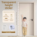 Self Adhesive PVC Height Measurement Wall Sticker 2m Erasable Removable Decor Ruler For All Indoor Household Spaces Qme Transparent 1 PC