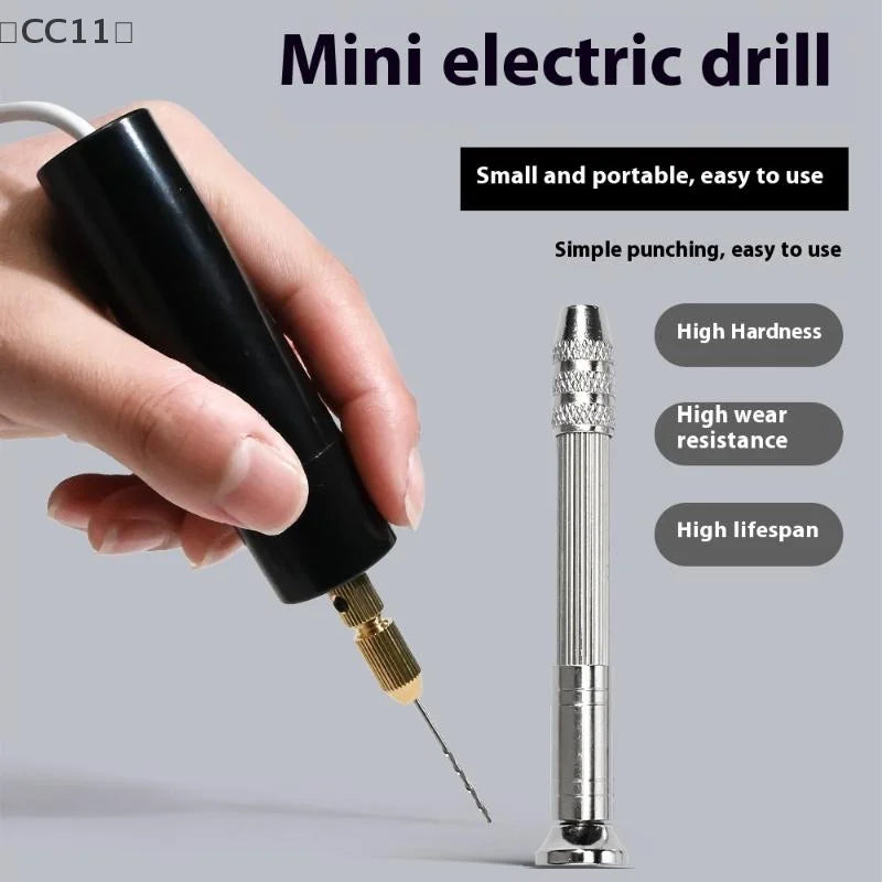 CC11Handheld Electric Drill USB Tools Epoxy Resin Jewelry Making Wood Qme