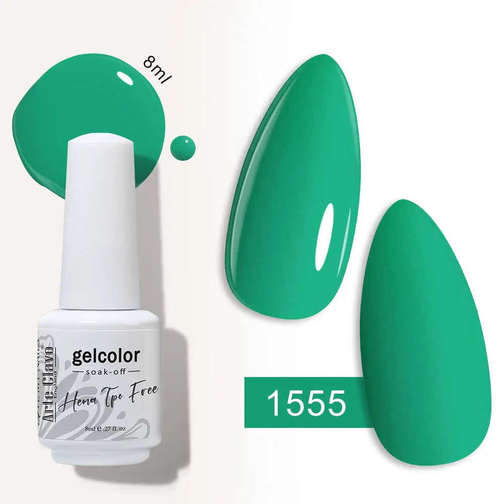Arte Clavo Semi-permanent Gel Nail Varnish 180 Colors Semipermanent
