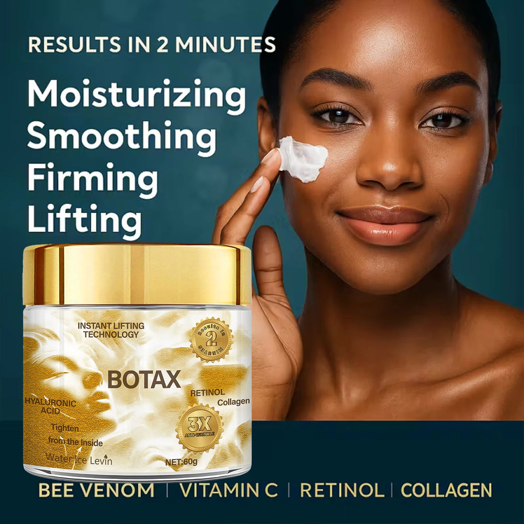 BOTAX Instant Lifting Face Cream with Hyaluronic Acid, Retinol & Collagen for Deep Hydration & Anti-Aging, All Skin Types. Qme