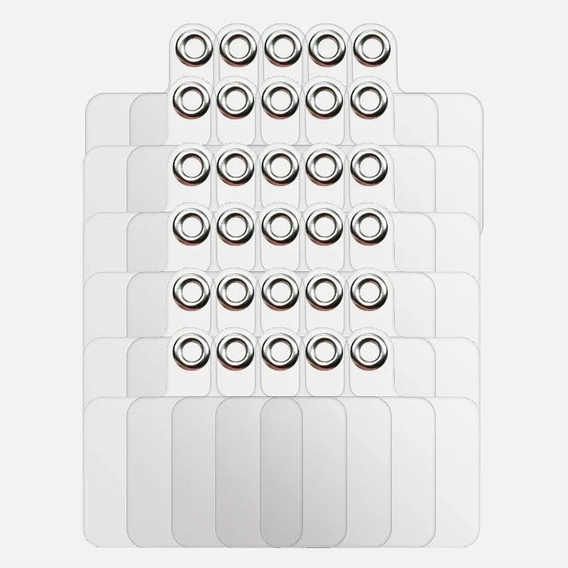 1/3/5/10Pcs Mobile Phone Anti-lost Lanyard Card Gasket Universal Transparent Tether Tabs Hole Hanging Strap Patches Lanyard Card Qme 30 Pcs