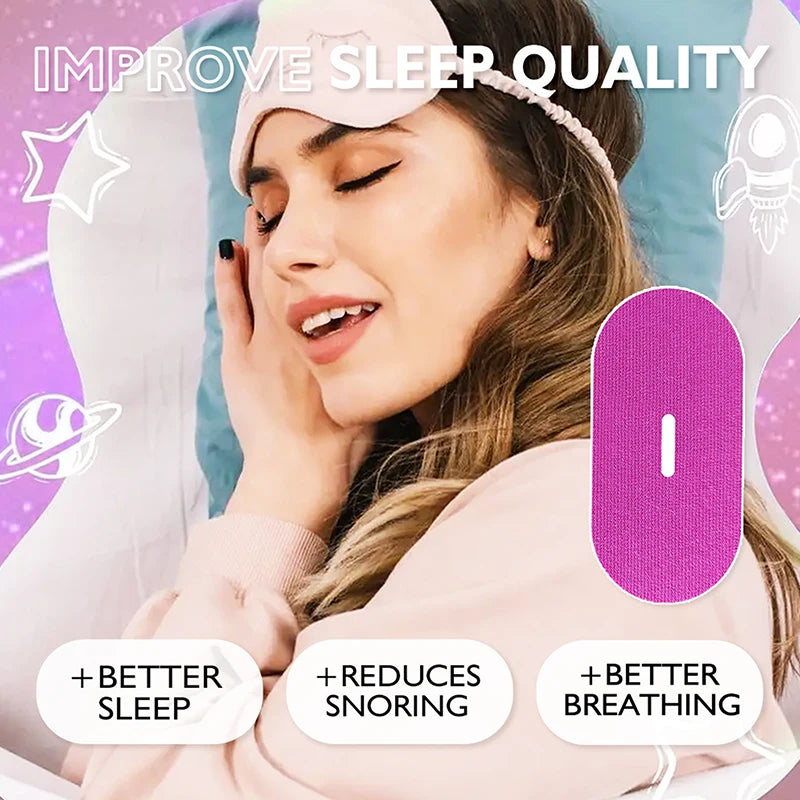 Stop Snoring Patch Portable Correction Nose Breathing Improve Qme