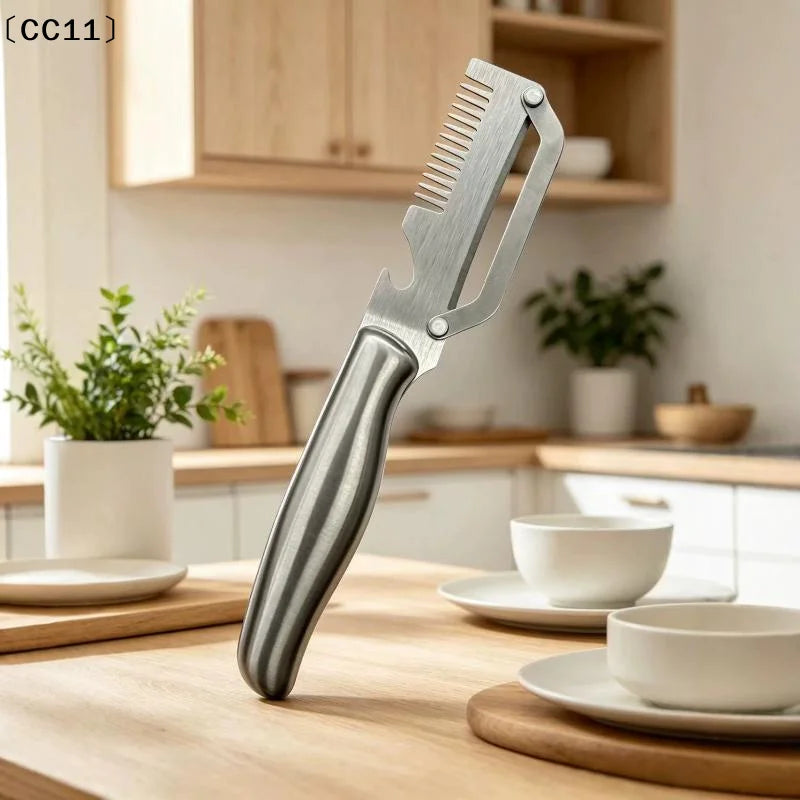 Stainless Steel Peeler Bottle Opener Blade Labor Saving Design Home Qme