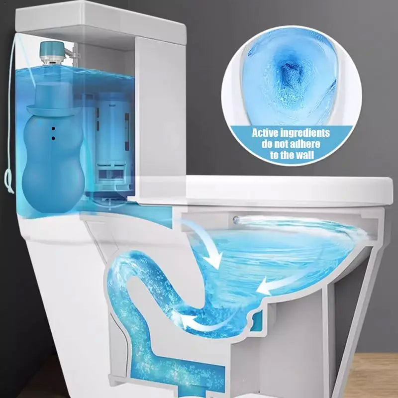 Toilet Cleaner Bottles Automatic In-tank Slow Dissolve Cleaners Inside Qme China Mainland