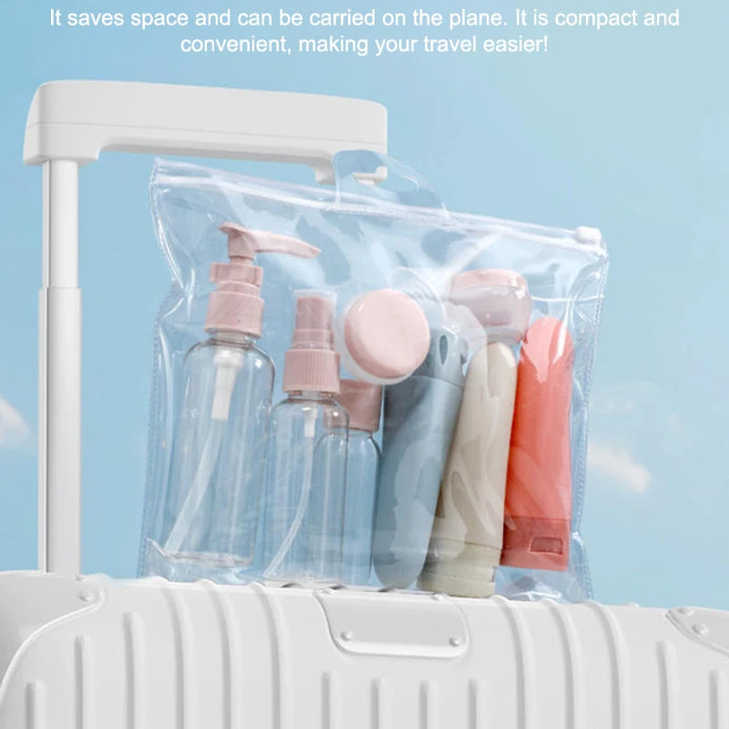 Travel-sized Refillable Bottles Empty Containers Cosmetics Lotion Qme