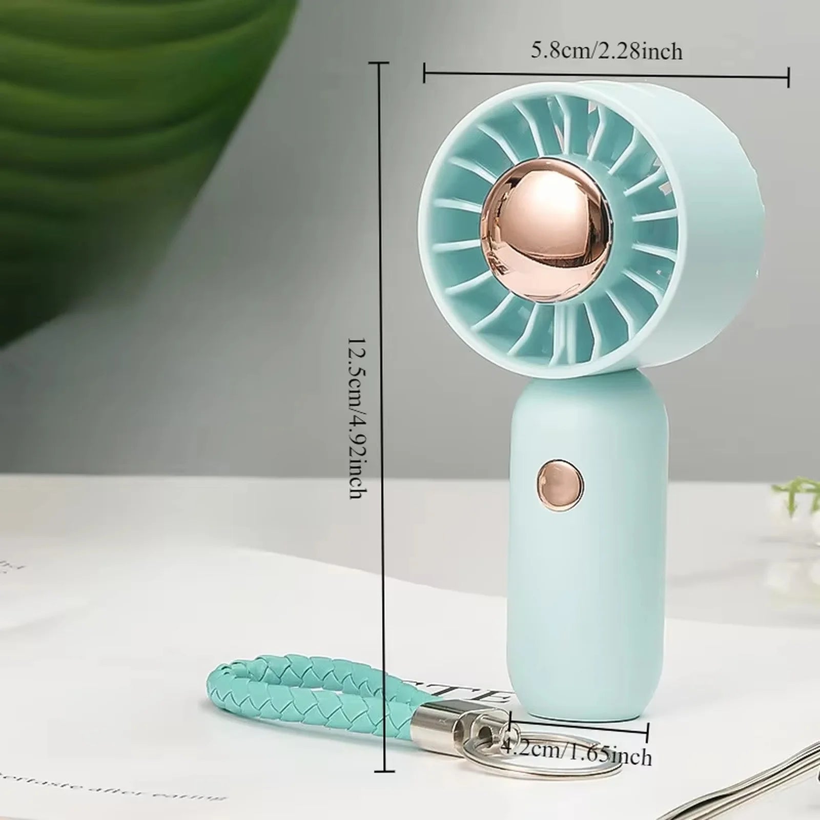 Small Outdoor Portable Handheld Fan Powerful Wind High Speed Fan New Solid Color Mini Fan Summer Daily Essential Products Qme