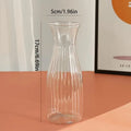 Nordic Transparent Plastic Vase Flower Arrangement Container Creative Hydroponic Plant Flower Vases Home Living Room Desk Decor Qme 1PCS