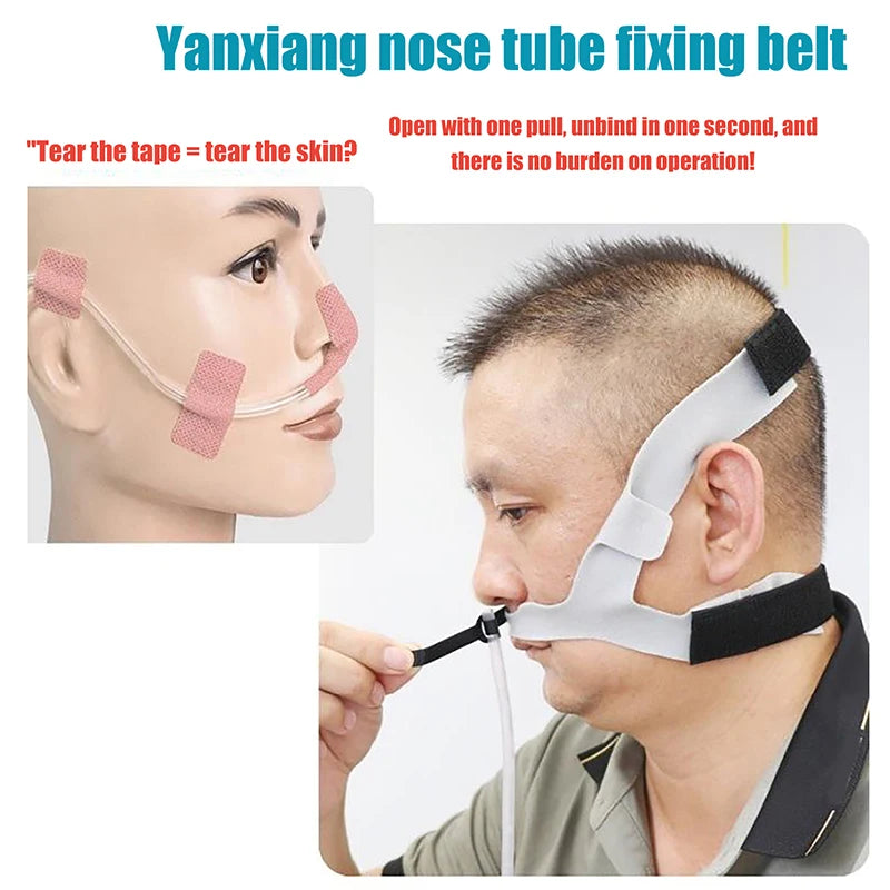 Oxygen Nasal Cannula Headband Comfort Hypoallergenic Ear Tubing Qme