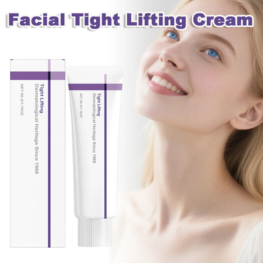 Facial Firming Cream Tight Anti Aging Fade Fine Lines Moisturizing Brightening Nourishing Softening Skincare Ceramide Repair Qme
