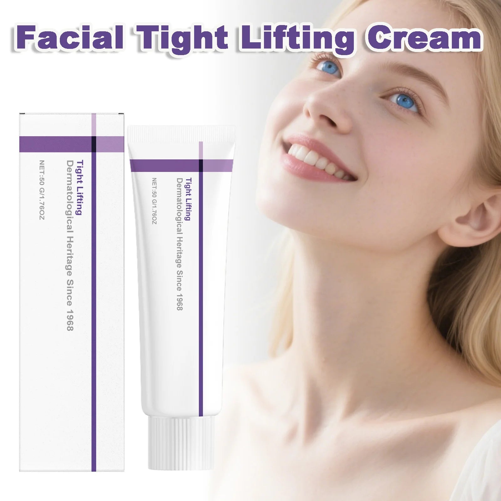 Facial Firming Cream Tight Anti Aging Fade Fine Lines Moisturizing Brightening Nourishing Softening Skincare Ceramide Repair Qme