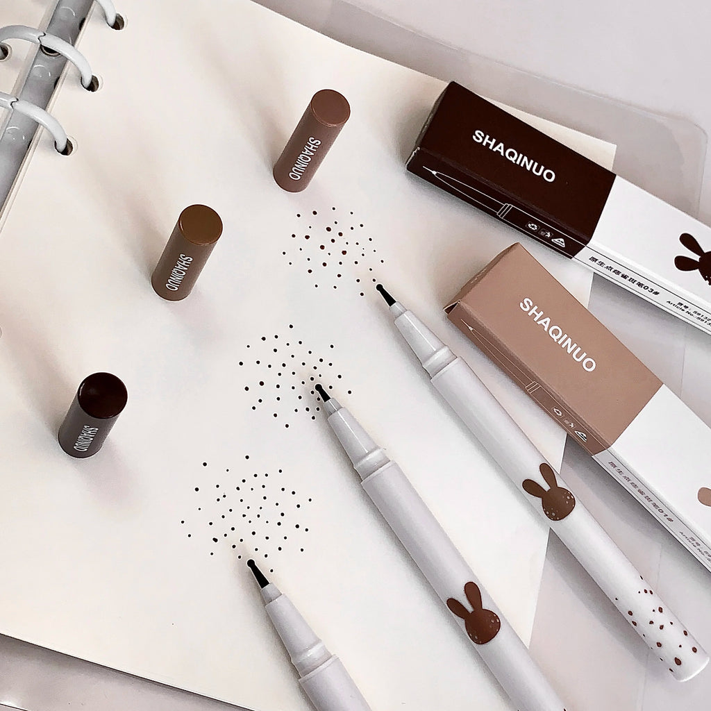 Face Freckles Pen SHAQINUO Natural Waterproof Lifelike Fake Long Qme