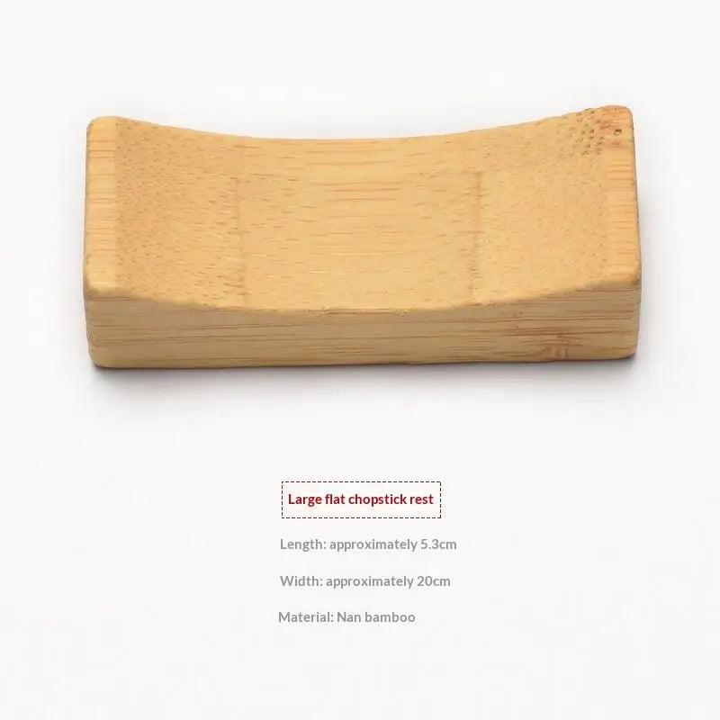 Creative Japanese Chopsticks Holder Wooden Chopstick Pillow Spoon Qme 10