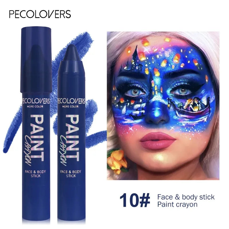 Multi-color Body Painted Makeup Pen Face Paint Rendering Waterproof Qme 10