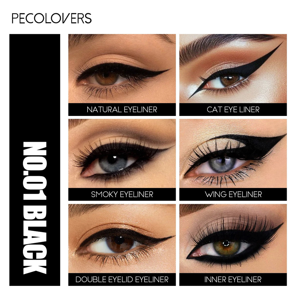 1 Pc Balck Eye Pencil, Natural Enlarge Your Eyes, Long-lasting, Create Perfect Eyeliner, for All Skin Types, Easy To Use Qme