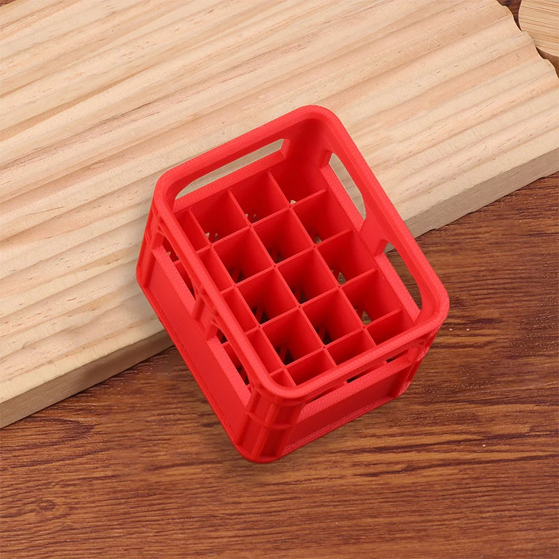 Basket DIY Beer Crate No 5 AA 3D Printed Battery Storage Box 7 AAA Qme red 20pcs AAA