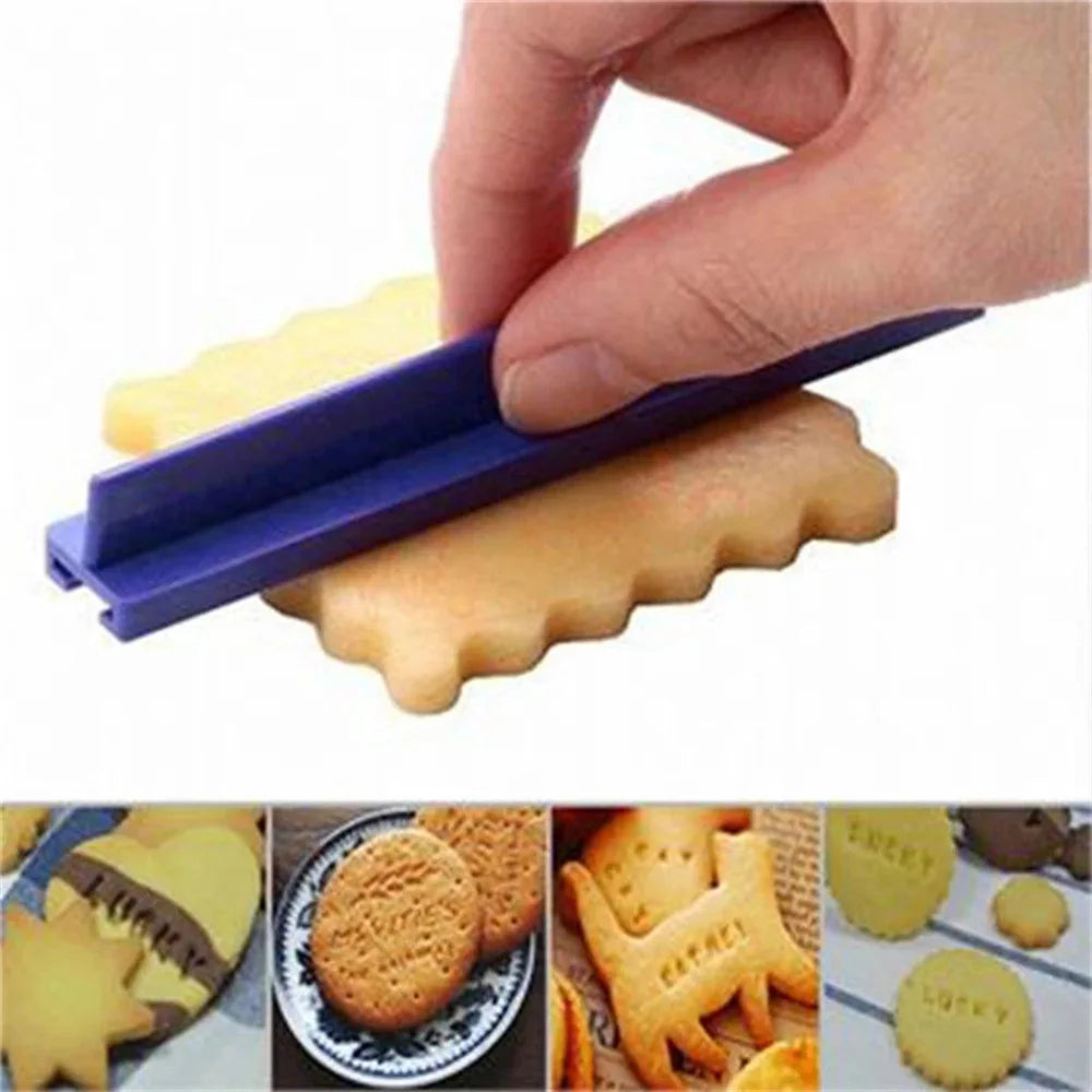 New Alphabet Number Letter Biscuits Mold Pottery Press Stamp Baking Mould DIY Printing Embossing Mold Cookie Cutter Cake Tools Qme