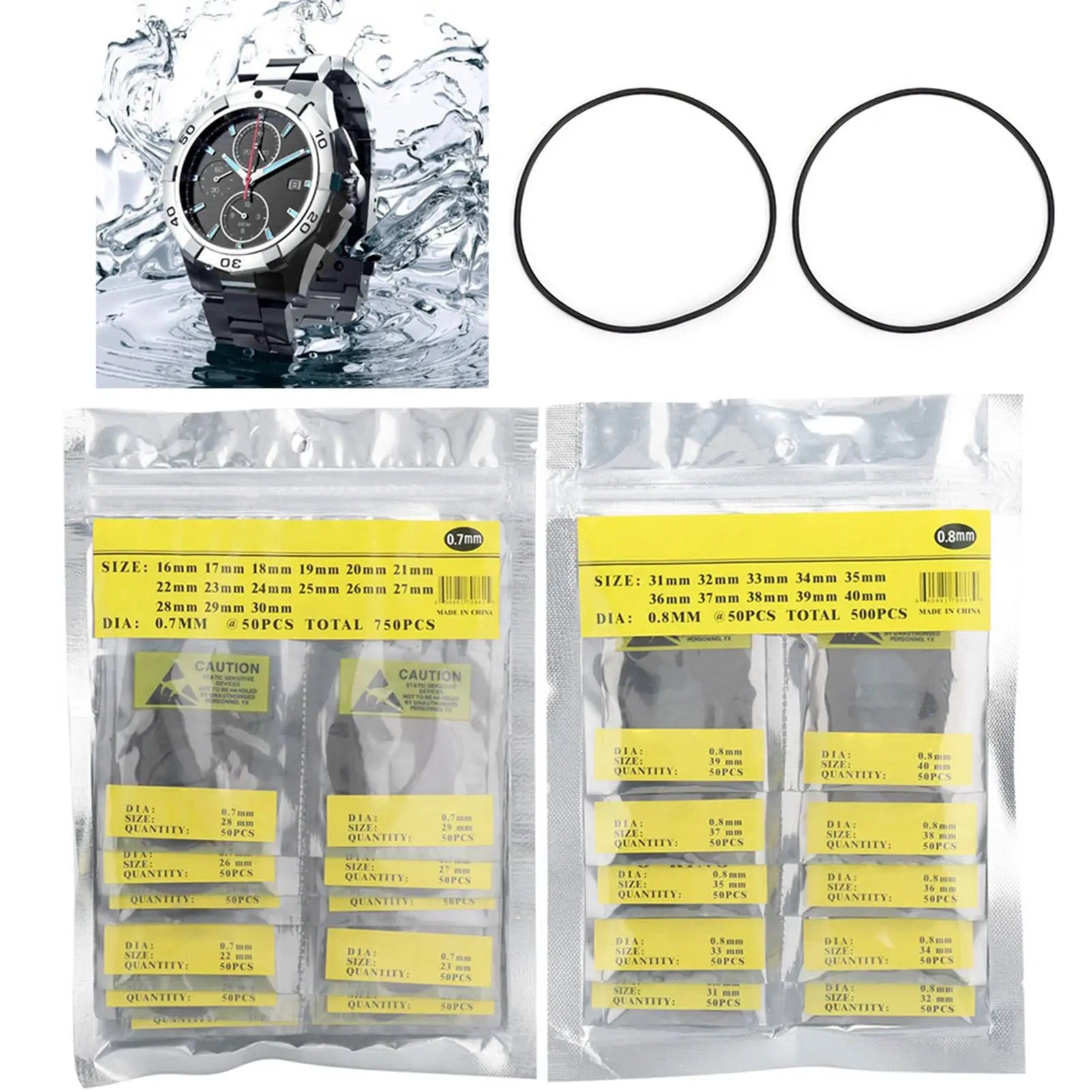 O- Watch Gasket O- /bag O Rubber Watch Back Cover Gaskets Watch Repairing Tool Watch O Qme