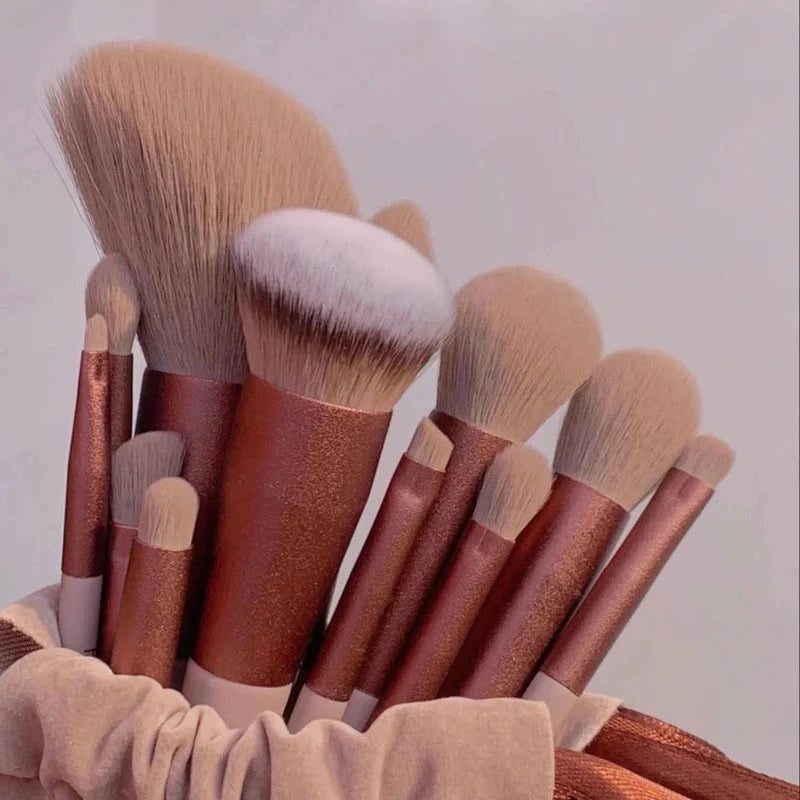 Makeup Brushes Fluffy Soft Beauty Cosmetics Foundation Blush Qme