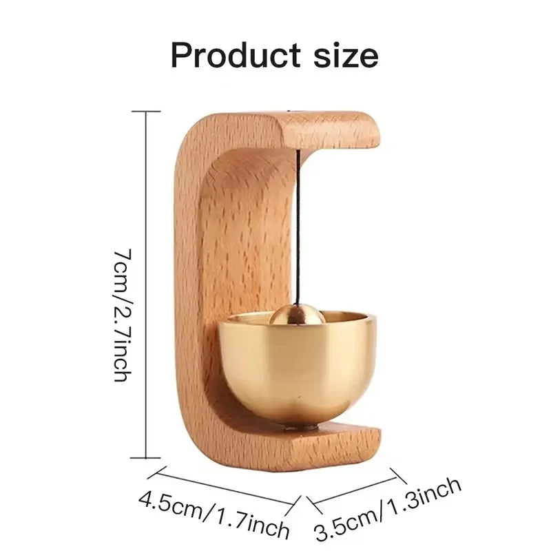 Magnetic Inhalation Home Wind-bell Beech Car Into Door Remind Bell Qme