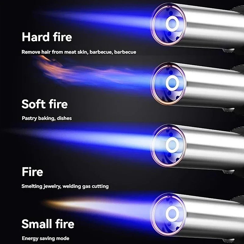 Gas Torch Flame Blowtorch Cooking Soldering Butane AutoIgnition Gas-Burner Lighter Heating Welding Gas Burner Flame Qme