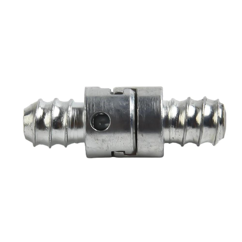 Brand New Spring Connector Galvanized Hot Sale Silver 16mm Carbon Steel Convenient For Electric Drill Pipe Dredge Qme