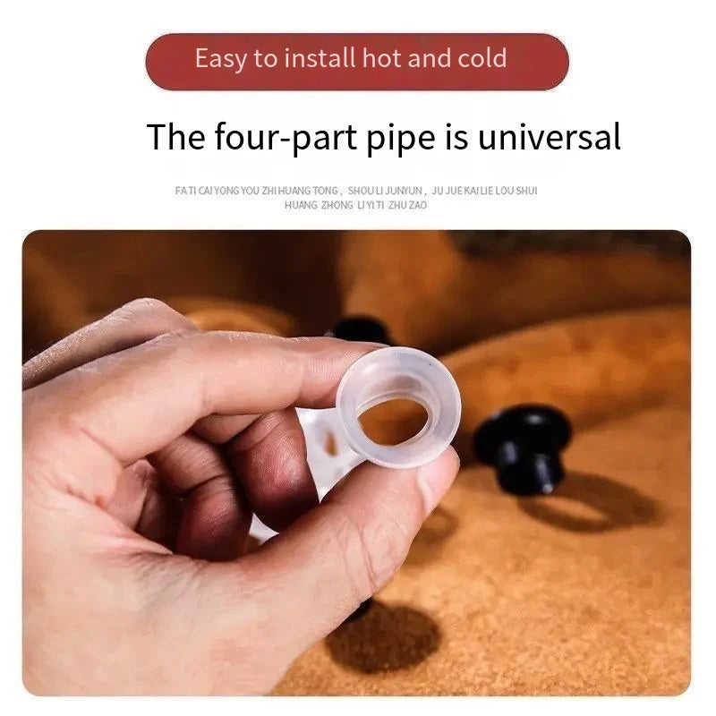 Faucet Leak-proof Sealing Gasket Washer Rubber Pipe Hose Silicone Qme