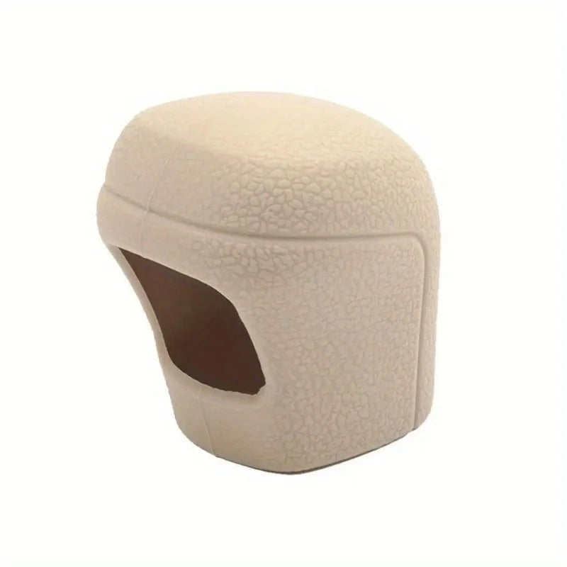 1pc Car Silicone Automatic Gear Shift Knob Cover Shifter Knob Universal Fit Shifter Handle For Toyota For C-HR For Camry Qme Beige