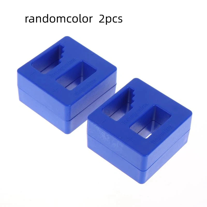 Screwdriver 1 Magnetizer Demagnetizer Professional Magnetizing Pickup Qme 2pcs