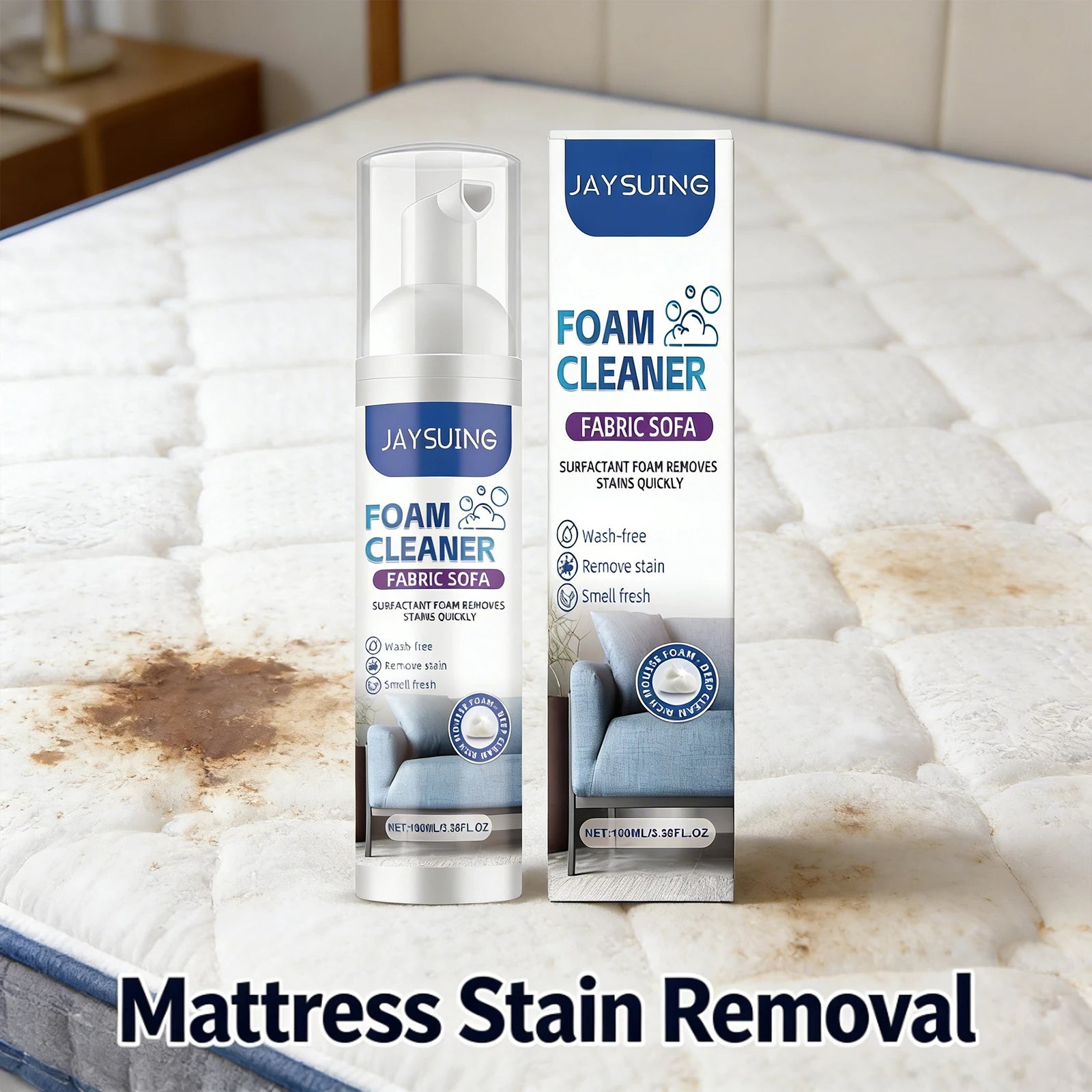 Sofa Foam Cleaner Cleaning Stubborn Stains Eliminate Odors Efficient Formula Not Damaging Sofa Maintain Softness Fabric Cleaner Qme