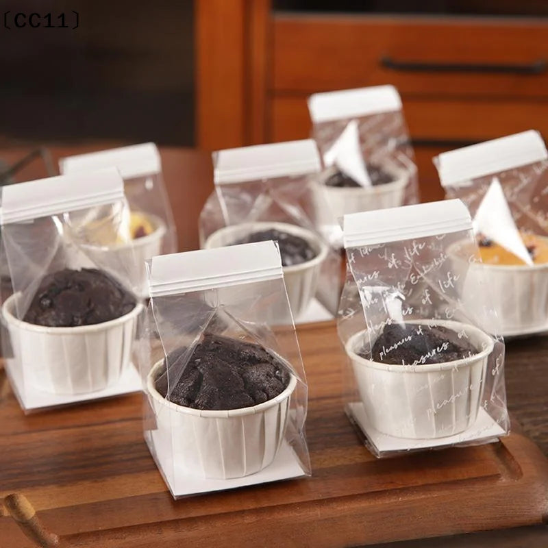 Butter Egg-tart Packaging Bags Pudding Muffin Cake Independent Pouch Qme