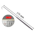 New Pet Hook Animal Ovaries Removal Hook Vet Ovariectomy Dogs Cats Surgical Instruments Ball Type 6mm 8mm 10mm 12mm Qme 12 mm