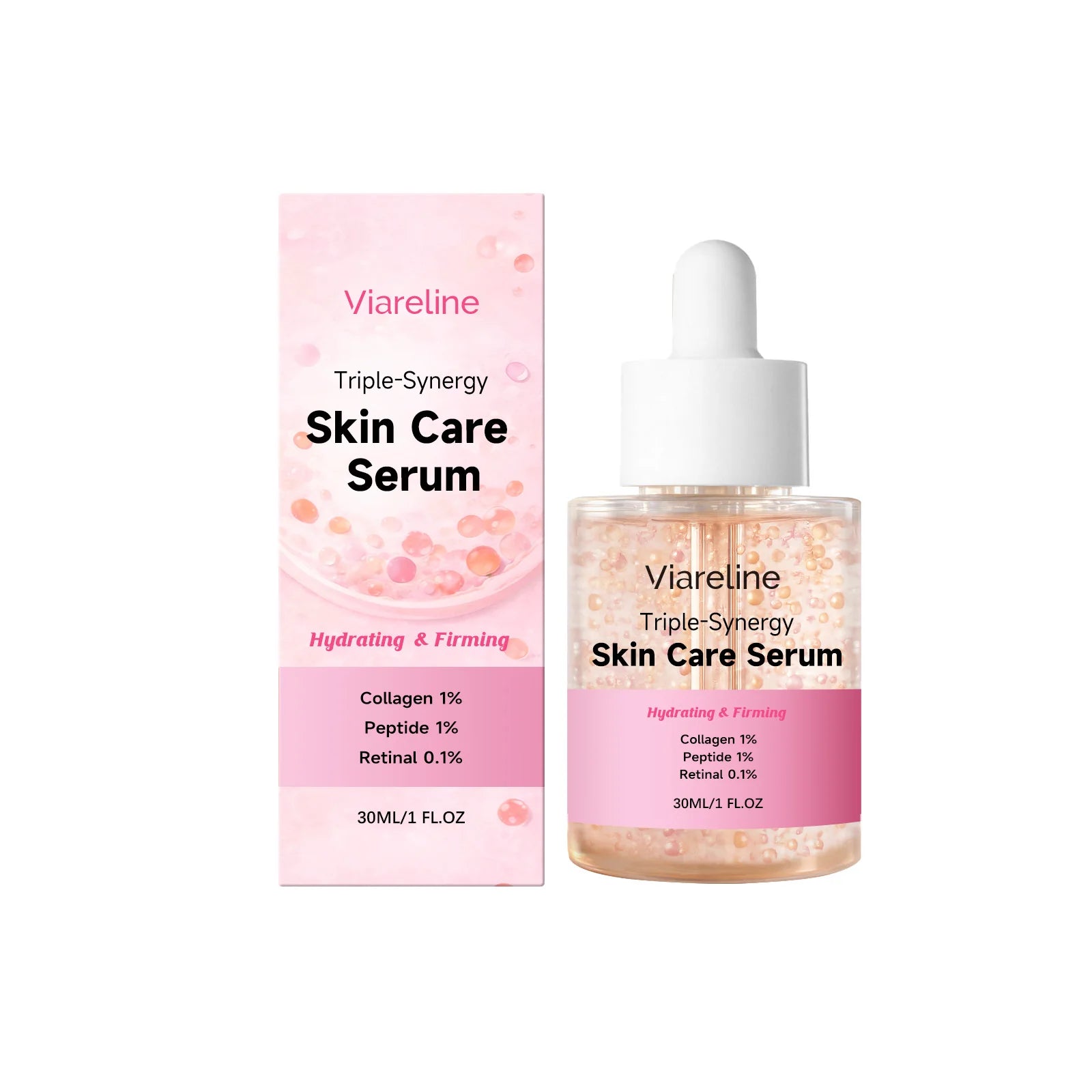 Copper Peptide Serum Retinol Lifting Facial Rejuvenation Anti Sagging Qme 30ml Boxed