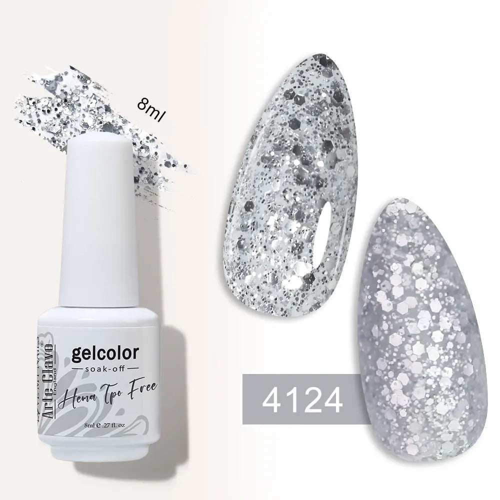 Arte Clavo Semi-permanent Gel Nail Varnish 180 Colors Semipermanent