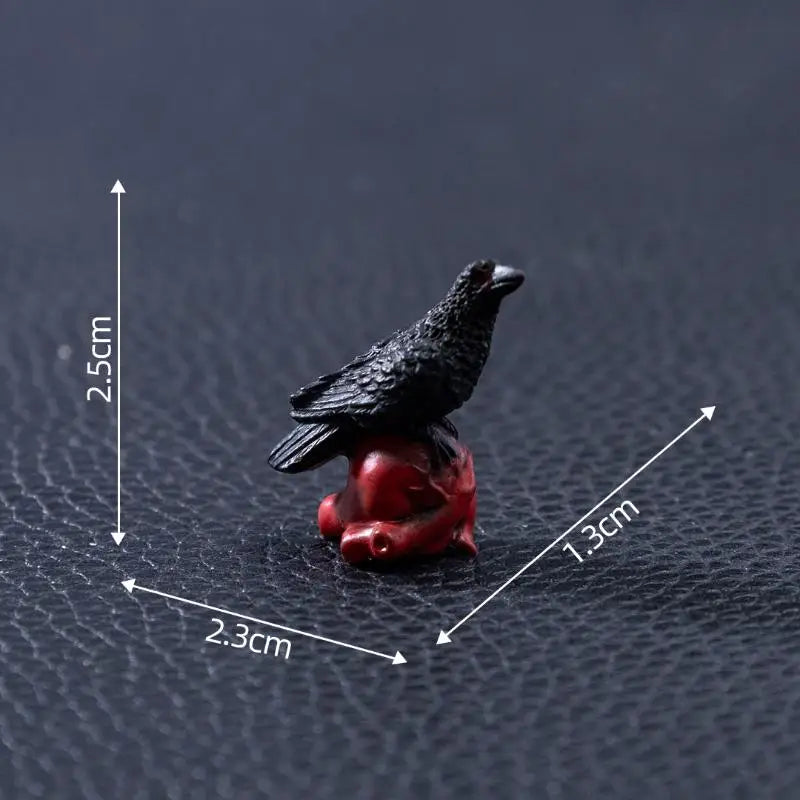Halloween Miniature FigurineHouse Chair Halloween Mini Resin Cartoon Scary Statue Party Ornaments Qme A10