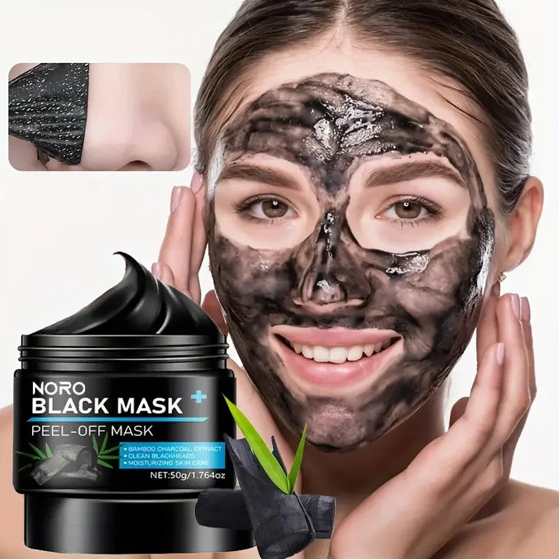 Bamboo Charcoal Tear Facial Mask Clean Blackheads Moisturize Lock Qme