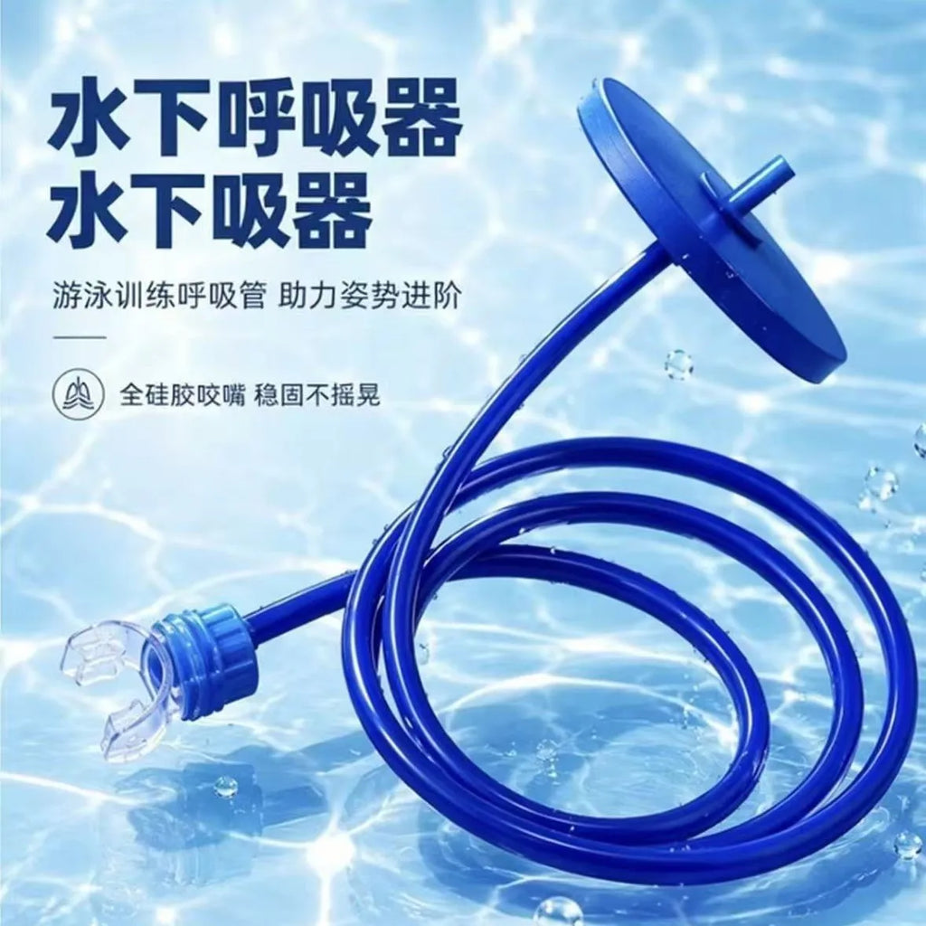 Diving Snorkeling Breathing Apparatus Underwater Exhale System Open Qme