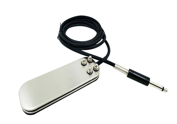 Trigo Tattoo Foot Pedal Switch for Tattoo Power Supply Durable Anti Slip Foot Tattoos Pedal Power Supply Qme Flat
