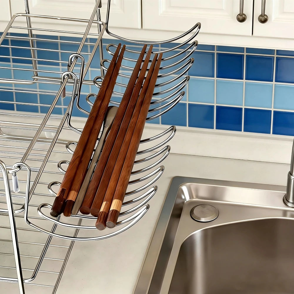 Kitchen Retractable Stainless Steel Sink Hanging Basket 1/3/5Pcs Drain Storage Holder For Household Daily Sundry Organizing Qme