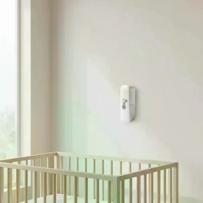 Smart Temp Humidity Sensor App Control Compatible For Home Office Greenhouse Use Qme