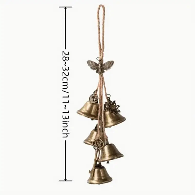 Door Bell Hanger Knob Witch Bells Rustic Wind Chimes Stylish Clear Qme