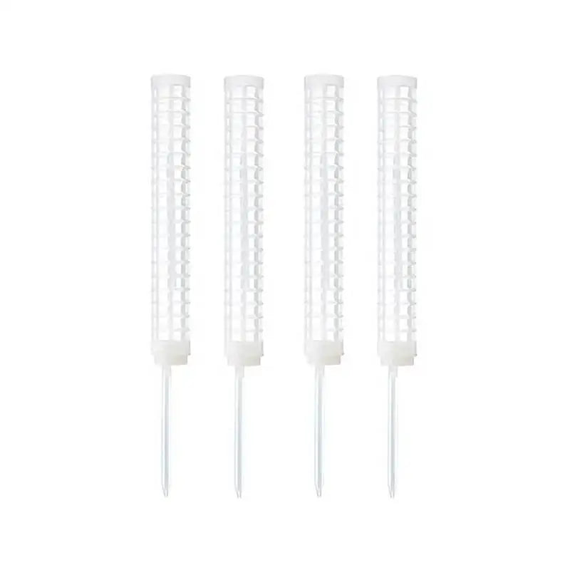 2 4 Monstera Plants Water Moss Poles Plastic Plant Stakes Indoor Qme 4pcs White