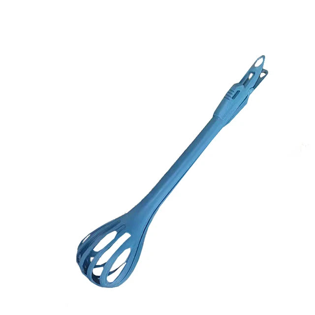 Multifunctional Egg Beater Whisk Milk Pasta Tongs Food Clips Mixer Manual Stirrer Kitchen Cream Bake Tool Kitchen Accessories Qme Blue