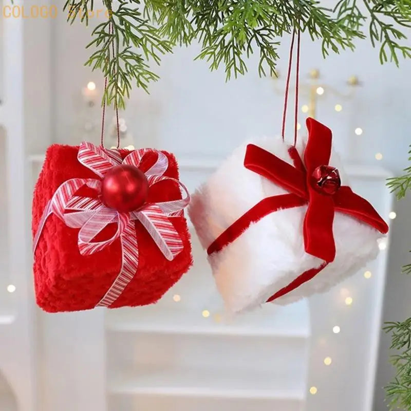 Soft Velvety Christmas Tree Decors Holiday Hanging Ornament Qme
