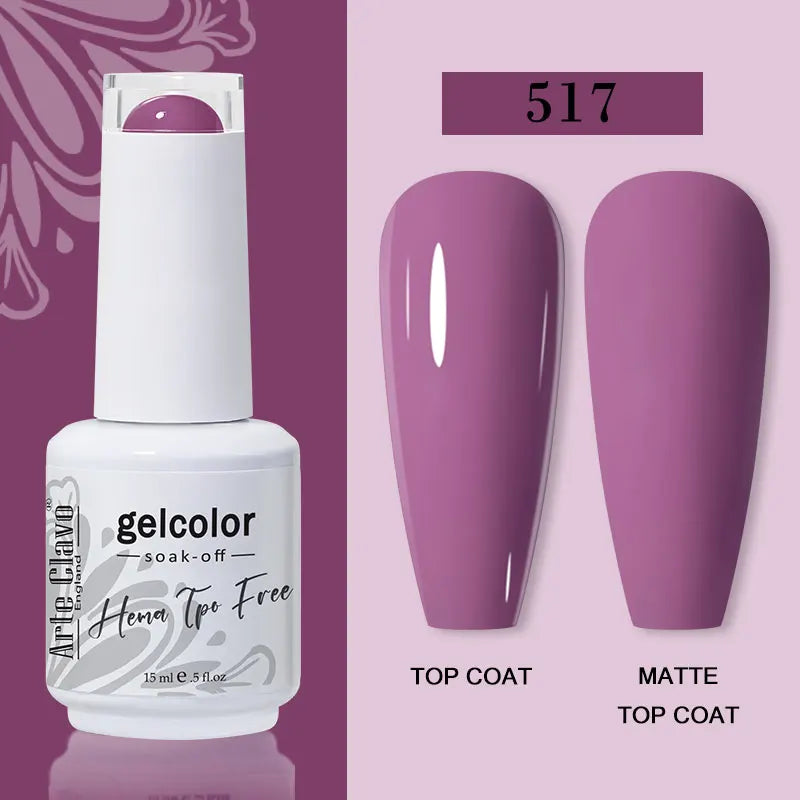 Arte Clavo Red Series Nail Polish Party Colors Gel Varnishes All