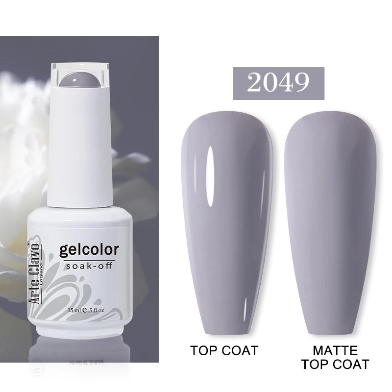 Arte Clavo Autumn Nail Gel Polish Caramel Winter Soak Off UV LED Art