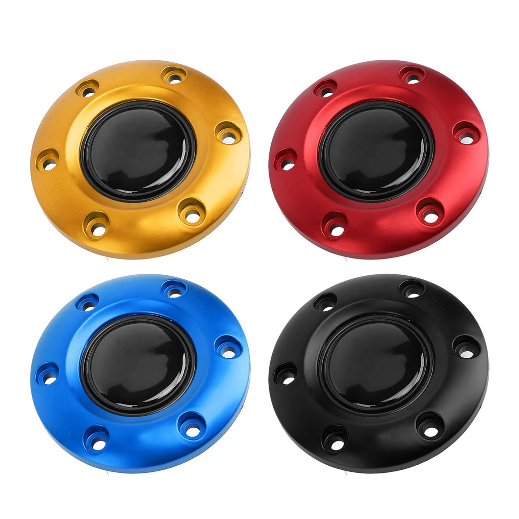 Car Steering Wheel Center Interior Steering Wheel Horn Button for 6 Hole Steering Wheel Steering Wheel Horn Button Qme